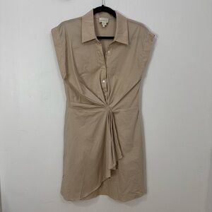 Luxely Haven Faux Wrap Dress in Irish Cream Size 8